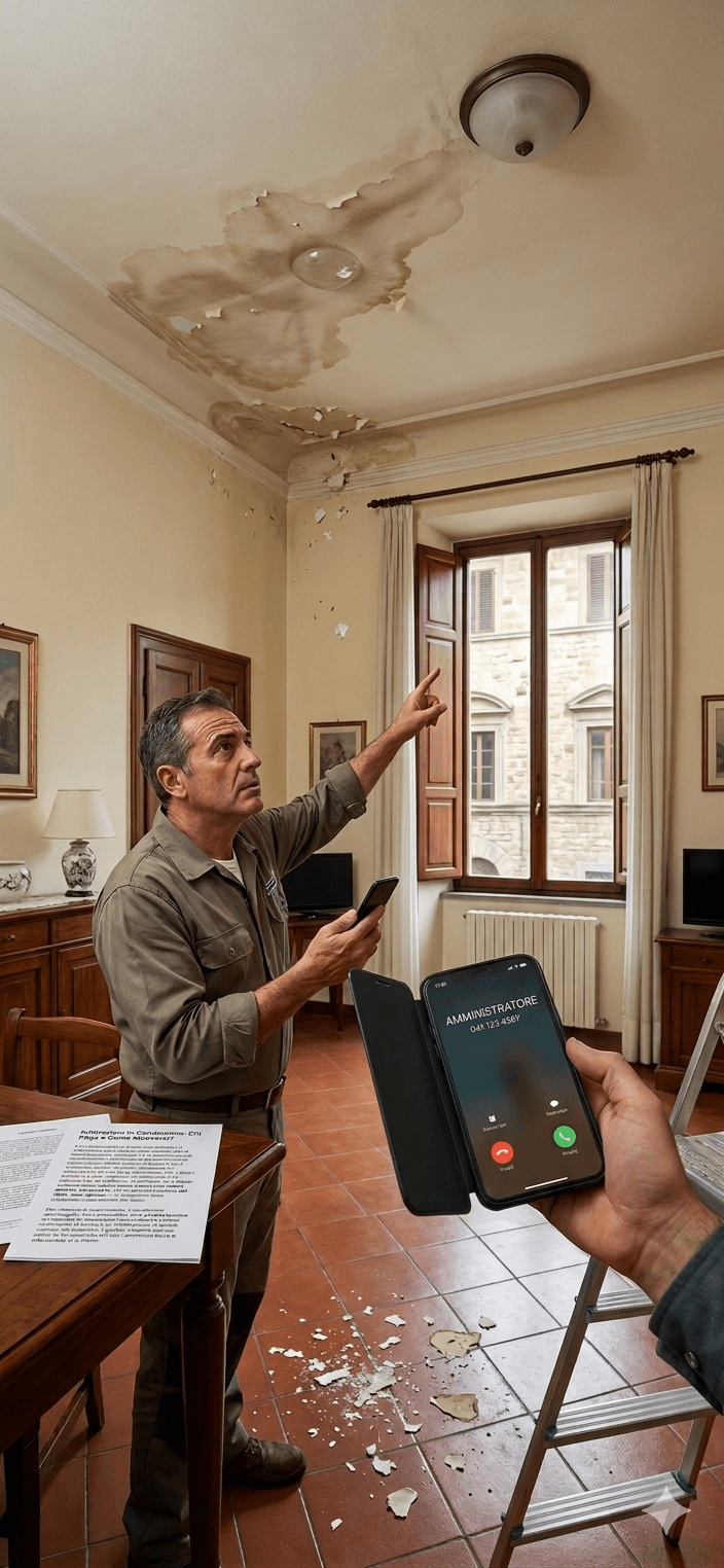 Infiltrazioni in Condominio: Chi paga e Come muoversi?