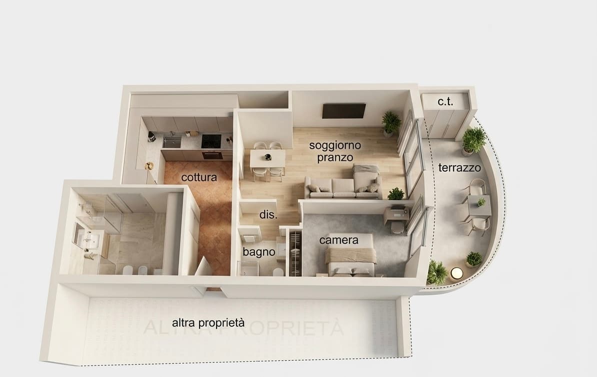 ELEGANZA e COMFORT in CENTRO: MINI APPARTAMENTO con GARAGE